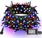 66ft 200 LED Christmas String Lights – Connectable Multi-Colored Fairy Lights with Green Wire, 8 Modes, Waterproof for Indoor & Outdoor Xmas, Party, Wedding, and Patio Decor (Multicolor)